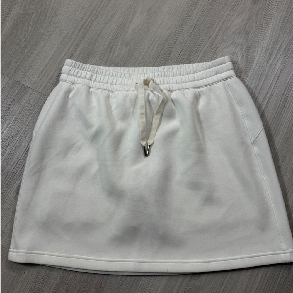 Spanx AirEssentials Skort White Large 50661R Draw… - image 1